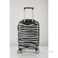 ABS with PC trolley case Zebra suitcase